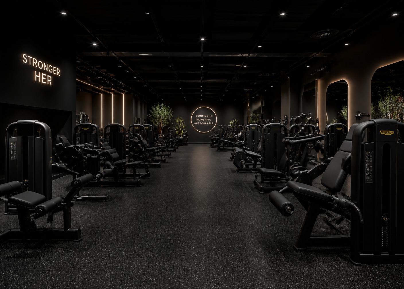 Fitness på 800 kvm